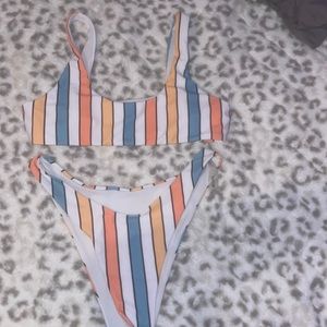 Shein bikini multi color L